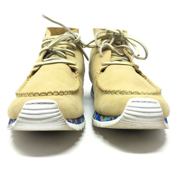 John Fluevog Chukka Boots Shoe Size 11 Beige White main image 6